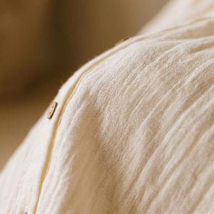 Ensemble de vêtements de détente pour femmes, 100% coton gaze, respirant, écologique, pyjamas pour femmes, vêtements de nuit, été - Product Image 4