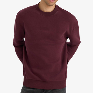 Sweat-shirt à capuche doublé en coton de haute qualité pour homme, en polaire unie, chaud et respirant pour l'hiver, vêtement décontracté personnalisable - Product Image 1