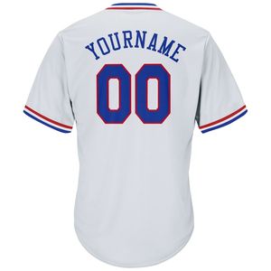 Camiseta de Béisbol Personalizada para Hombre con Cuello en V, Manga Corta, Nombre del Equipo Bordado, Poliéster Transpirable - Product Image 3