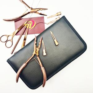 ชุดคีมต่อผมสีโรสโกลด์ ทนทาน ทำจากสแตนเลส ใช้สำหรับปิดห่วงไมโครริง สำหรับร้านทำผม ขายส่ง OEM REVAMP - Product Image 1