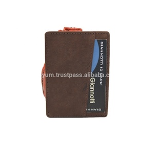 Handmade Simple Credit <b>Card</b> <b>Holder</b> Brown Male Genuine Leather <b>Card</b> <b>Holder</b> <b>Wallet</b> - Product Image 4
