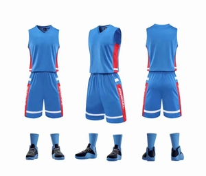 Uniformes de basket-ball personnalisés, maillot d'équipe en mesh respirant, vêtements de sport à séchage rapide avec numéro et lettre du joueur - Product Image 5