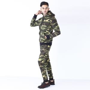 Ensemble de survêtement décontracté pour homme 100 % coton, personnalisable avec logo, vente en gros - Product Image 3