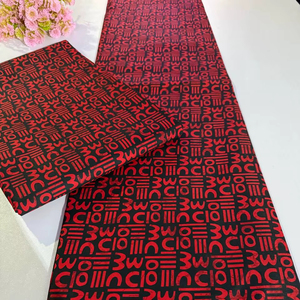 Custom African Wax Cotton Fabric Kenya for Clothing Bags Dresses with OEM Services for Branding Promotion and Events - Product Image 1