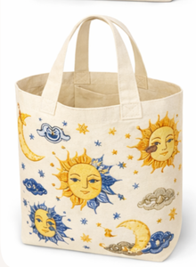 Sacs de plage en toile épaisse à motif de dessin animé personnalisé, sacs de courses réutilisables, sacs écologiques, broderie personnalisée, impression personnalisée - Product Image 2