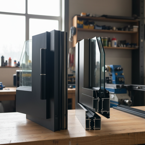 OEM/ODM Aluminum Commercial Residential House Modern New <b>Top</b> Folding Door 2 <b>swing</b> Villa Casement Doors From Vietnam - Product Image 6