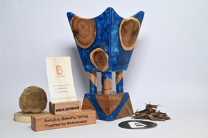 Hot Selling Bela Artisans Luxury Blue Resin Wood <b>Bakhoor</b> Arabic Incense <b>Oud</b> Handmade Mabkhara All-Season Home Decor - Product Image 2