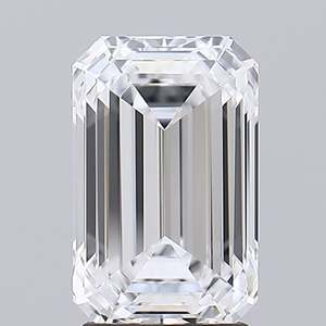 Diamante Premium de 5.50 Quilates, Corte Esmeralda, Cultivado en Laboratorio, Certificado IGI, Color F, Claridad VVS VS, Corte Brillante Excelente, CVD - Product Image 1