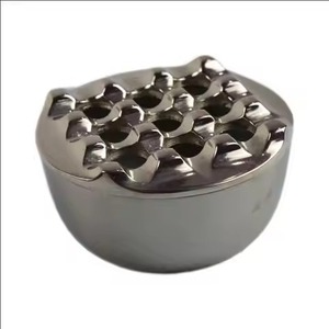 Silver Finish Aluminum Made Cigarette <b>Ashtray</b> For Office Livingroom Table Top Ash Containing Use Metal <b>Ashtray</b> & Container - Product Image 3