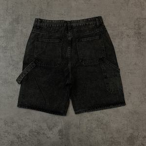 Fournisseur de shorts en jean, usine de shorts en jean, vente en gros de shorts en jean, shorts en jean en vrac, gallery of illusions, jorts Y2K avec strass - Product Image 2