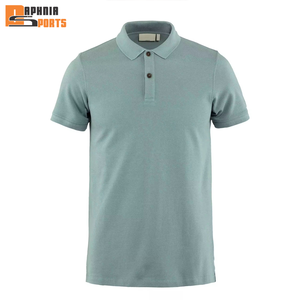 Camisas de Golf Personalizadas al por Mayor, de Color Sólido, con Botones, Tejidas, Antiarrugas, de Secado Rápido, Manga Corta para Hombre - Product Image 2