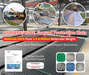 แผ่นปูถนนแบบชั่วคราว Uhmwpe ใช้ในงานหนักอุปกรณ์ก่อสร้าง - Product Image 6