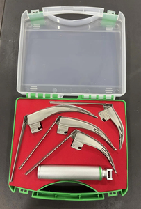 Surgical McCoy Laryngoscope Set with 4 Blades & Medium Handle <b>Electric</b> Reusable CE ISO OEM ODM Airway Management <b>Instruments</b> Kit - Product Image 6