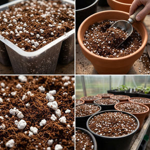 Coir Pith Pre-Blended Mix - Cocopeat Perlite Mix - Blend Bulk Supply Coco Peat Trade Buyers Indian Supplier - Product Image 3