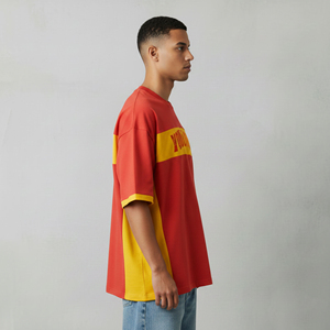 เสื้อยืดคอตตอนหนานุ่ม พิมพ์ลายโลโก้ สไตล์วินเทจ ทรงโอเวอร์ไซส์ สำหรับผู้ชายและผู้หญิง แบบทำเก่า - Product Image 4