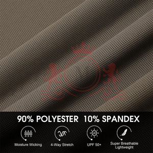 <b>Classic</b> Choice Olive Brown Polo Shirt Soft Cotton Blend Breathable Fabric Comfortable Short Sleeve Everyday Use - Product Image 6