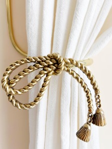 Sujetador de cortina de lujo estilo nudo para decoración de ventanas, ideal para ocasiones especiales y uso diario en interiores. - Product Image 6