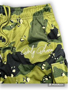 กางเกงขาสั้นคาร์โก้ผู้ชายผ้าฝ้าย 100% ลายพิมพ์ออกแบบเอง สวมใส่สบาย อุ่นสบาย เหมาะสำหรับกิจกรรมกลางแจ้ง โปรโมชั่นพิเศษ - Product Image 4