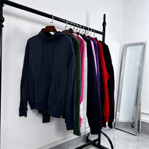 Sudaderas con capucha de algodón vaquero de calidad para hombre, con estampado de araña de diamantes de imitación, ropa de invierno de peso pesado, productos de fabricantes disponibles al instante. - Product Image 3