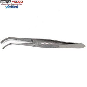 Pinzas Iris Eye con 4 Puntas Curvas Dentadas, Acero Inoxidable, Instrumento Quirúrgico Manual, Oftalmológico, Médico, Clínico - Product Image 5