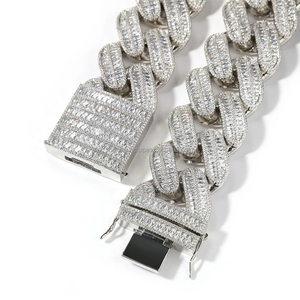 Bracelet tendance en diamant pour femmes et filles, bracelets haut de gamme personnalisés, 18,5 grammes, or jaune 24 carats, bijoux en diamant IGI, 24 diamants moissanite - Product Image 3