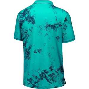 Polo pour homme à manches courtes coupe classique 100% coton avec motif lapin fantôme en tissu tricoté - Product Image 4