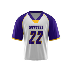Shorts de lacrosse personnalisés imprimés grande taille, kit de compétition complet, sans manches, légers, respirants, anti-humidité - Product Image 2