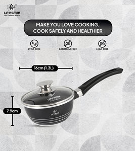 Cacerola Multiusos Antiadherente con Tapa de Vidrio y Asa Resistente al Calor - Product Image 5