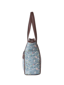 Sac fourre-tout en polyester imprimé résistant à l'eau avec fermeture éclair pour le shopping et les voyages - Product Image 5