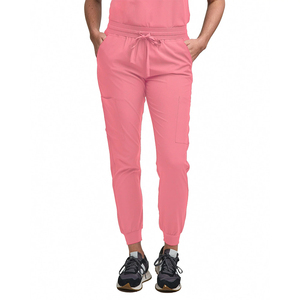 Short Sleeved Hospital <b>Doctor</b> Uniforms Pink Color Cotton Polyester Ladies Hospital And Clinic Scrubs <b>Sets</b> - Product Image 4