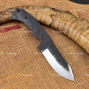 Cuchillo Forjado a Mano de Acero de Alto Carbono con Hoja de Punta Caída y Mango de Madera para Camping, Fabricación Personalizada OEM, Venta al por Mayor Directa de Fábrica UA - Product Image 4