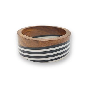 Brazalete de Resina Blanco y Negro, Imitación de Perlas, Brazalete Ancho Vintage para Bodas y Fiestas, para Mujer - Product Image 4