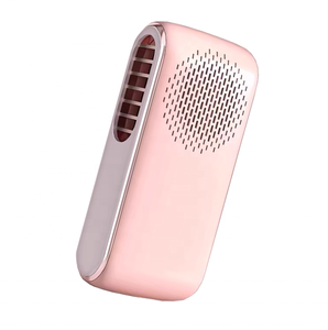 Ventilador de Mano Mini sin Aspas, Motor sin Escobillas, Batería de 2000 mAh, Uso en Exteriores, Control por Botones, 5 Velocidades, Bajo Ruido (40+ dB), Recargable - Product Image 1