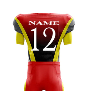 New Style American Football Uniform Sets for Adults Short Sleeve Customizable Player <b>Name</b> & Team <b>Name</b> Wholesale Price - Product Image 4