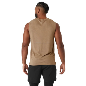 Débardeur délavé pour homme, style streetwear, vintage, sans manches, débardeur hipster à prix avantageux - Product Image 3