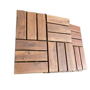 Ensemble de carreaux d'extérieur en bois d'acacia du Vietnam entièrement assemblés 30x30cm, imperméables, antidérapants, finition mate, surface huilée, plus de 5 ans de garantie Viet - Product Image 3