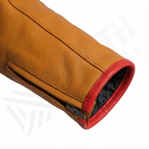 Nouvelle arrivée, veste de moto pour homme en cuir de haute qualité, faible MOQ, couleur personnalisée, équipement de sécurité pour le tourisme et l'aventure - Product Image 2