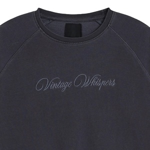 2025 nueva sudadera de cuello redondo OEM con lavado ácido para hombres para estampado Puff calidad Premium 100% sudaderas con capucha casuales de algodón para invierno - Product Image 3