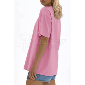 Camisetas Extra Grandes Premium para Mujer, Tela de Algodón Suave, Corte Regular, Estilo Cómodo, Ligeras, de Secado Rápido, para Uso Diario Informal de Verano - Product Image 3