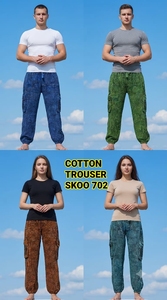 Women's Indian Cotton Print Elastic Waist Cargo Pants Boho Stylish <b>Summer</b> Quick Dry Eco-Friendly Ankle-Length <b>Trouser</b> - Product Image 6