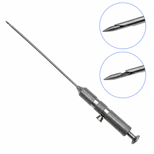 Aguja de Sutura de Acero Inoxidable de 1.5mm y 2.2mm, Instrumento Quirúrgico Laparoscópico Manual, Certificado CE, Cirugía General Clase I - Product Image 1