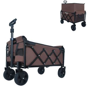Carrello Multiuso a Doppio Strato, 100% Spazio Extra, per Campeggio, Spesa, Sport, Giardinaggio, Pesca e Attività all'Aperto - Product Image 1