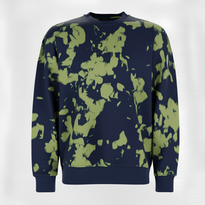 Sudadera de punto con capucha y cremallera de un cuarto para hombre, talla grande, 100% algodón, estilo urbano, con bloques de color y patchwork, ¡la más vendida! - Product Image 6