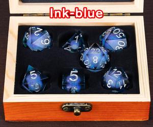 Jeu de dés en résine de qualité optique, dés polyédriques en résine haute clarté pour jeux de table professionnels DND, fourniture en gros d'accessoires de jeu - Product Image 3