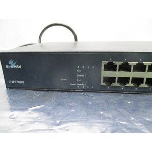 EtherWAN EX17008 8 ports 10/100TX Web-Smart PoE - Équipement et pièces semi-conducteurs mondiaux de confiance - Product Image 1