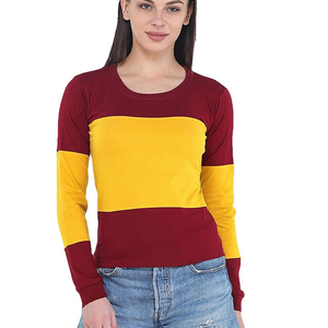 Chemises à manches longues pour femmes, dernier design, vêtements de mode, t-shirts en coton, nouveau design, strass, qualité supérieure - Product Image 1