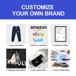 Custom 450 GSM Corduroy Mid Vintage Oversized <b>Stacked</b> Sweatpants Thick Wide Leg Flared Acid Wash Patch Embroidery Streetwear - Product Image 6