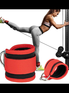 Adjustable Nylon <b>Ankle</b> Guards With Metal Rings For Sports Protection Unisex Adult <b>Support</b> Brace - Product Image 6