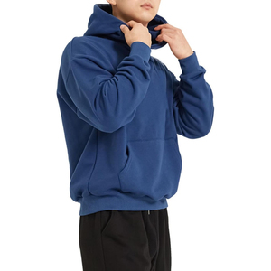 Wholesale Plain Trendy Oversized Fit 100% Cotton Fleece Hoodies with Digital Printing for Winter Season - Product Image 2