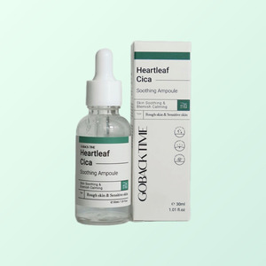 เซรั่มบำรุงผิวหน้าเกาหลี K-Beauty Gobaektaim Heartleaf Cica Soothing Ampoule ผลิตในเกาหลี 30 มล. เซนเทลล่า เอเชียติก้า - Product Image 3
